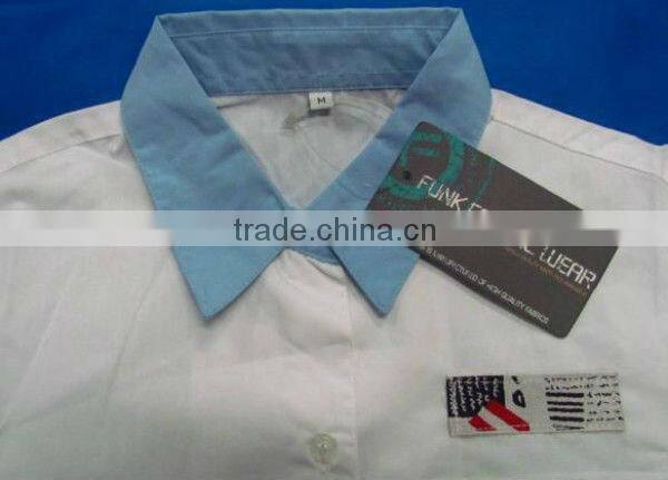 fashion/trendy white/yellow solid color boy's funk casual polo T-shirt