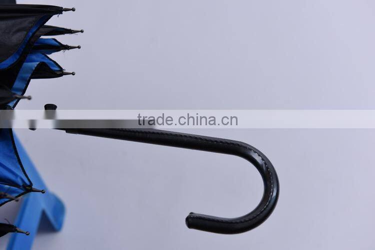 High quality multi-color straight umbrella for customized gift and black coating inside full priting