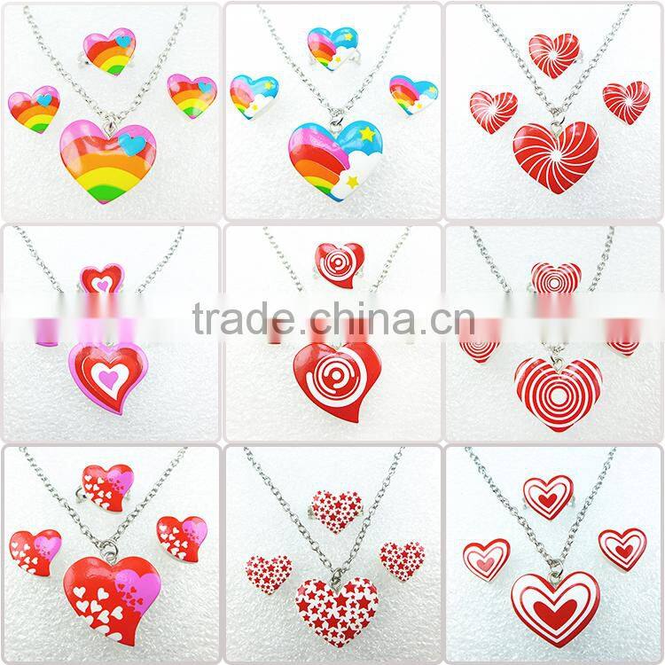 kids jewelry set mixed eco-friendly cute animal pendant bead resin custom necklace