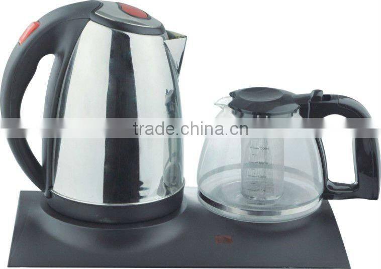 2016 hot selling double wall stainless steel electric kettle