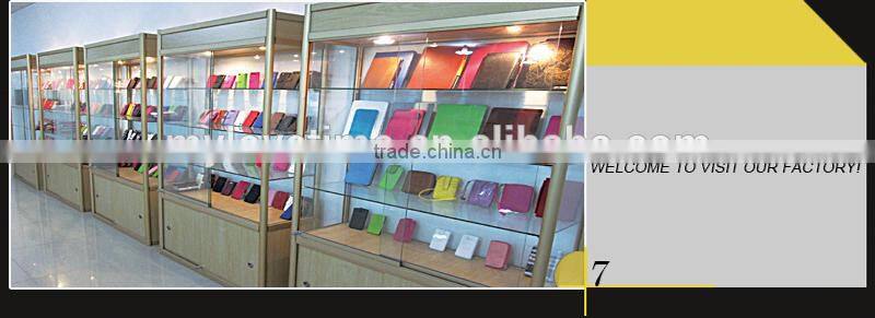 Crystal Cellphone accessories leather wallet flip cover for samsung s6