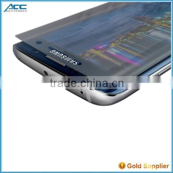 Perfectly fit for S6 edge, Anti scratch 9H tempered glass screen protector for Samsung galaxy s6 edge