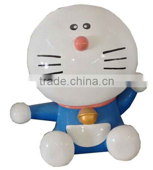 resin cartoon cat statue