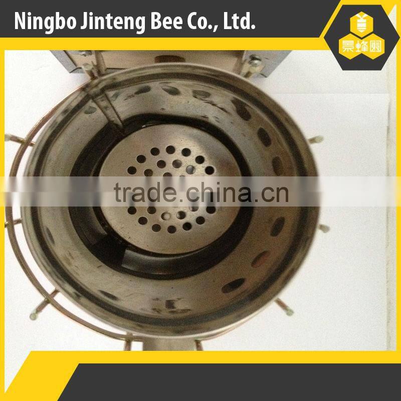 Beekeeping tools stainless steel small smoker with leather bellow