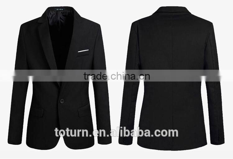 2016 wholesale good quality clasic fashion stylish formal custom slim fit claret khaki blue black leisure business men blazer