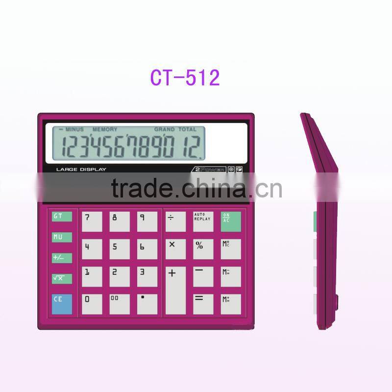 World-wide hot sale large solar power calculator