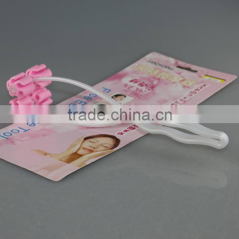 2015 Hot sale cheap Personal Plastic flower shape rolling face massager