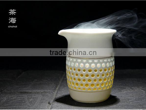 Hollow Out Jade Exquisite Ceramic Tea Set QD-L107
