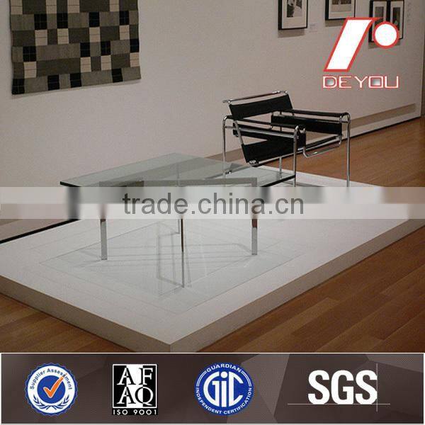 square glass coffee table CT-016B