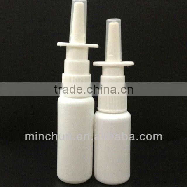 nasal sprayer turning arm with hdpe bottle