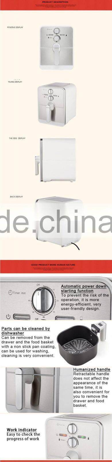 Knob controls air fryer ECH-AF06