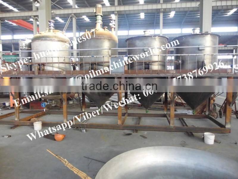 2016 Top Quality and Durable Small Scale Edible Oil Refinery Equipment for Sale