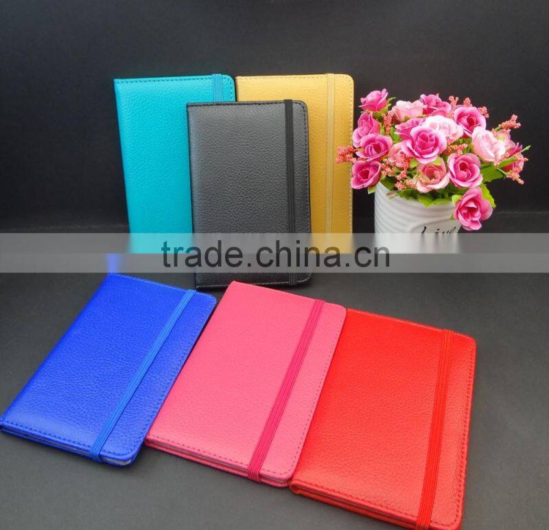 various color pu cover a6 diary