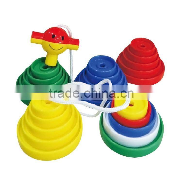 Nursery School Kid's Educational Toy 54PCS Big Button Tub