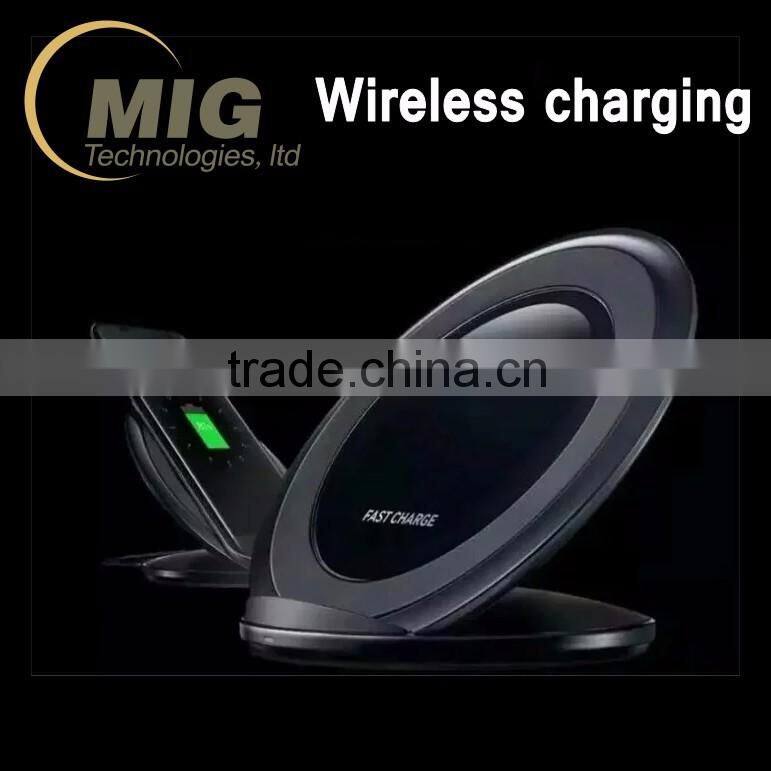 New Qi Wireless Charging Pad/Fast Charger For Samsung Galaxy S6/S6 Edge + Note5, output 2A