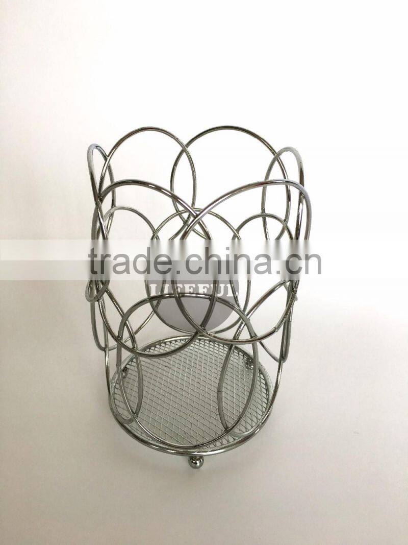 Quintessential Utensil Basket, Chrome