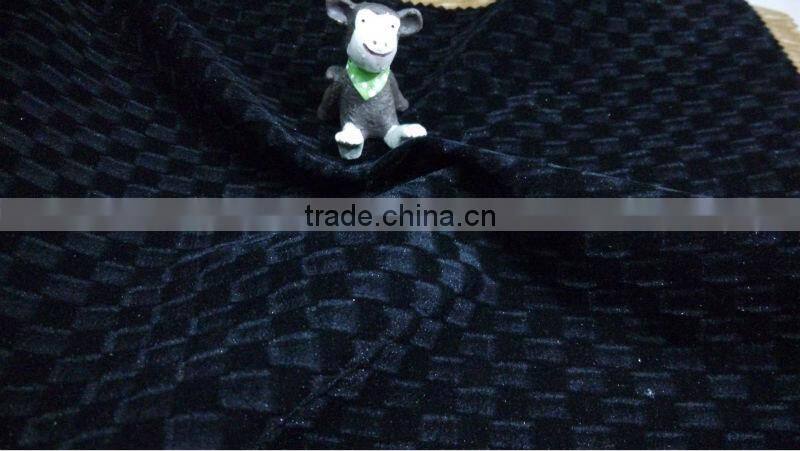 India polyester knitting flocked spray printing fabric