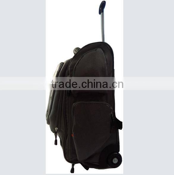 hot stylish magical foldable rolling duffel bag with trolley for business man
