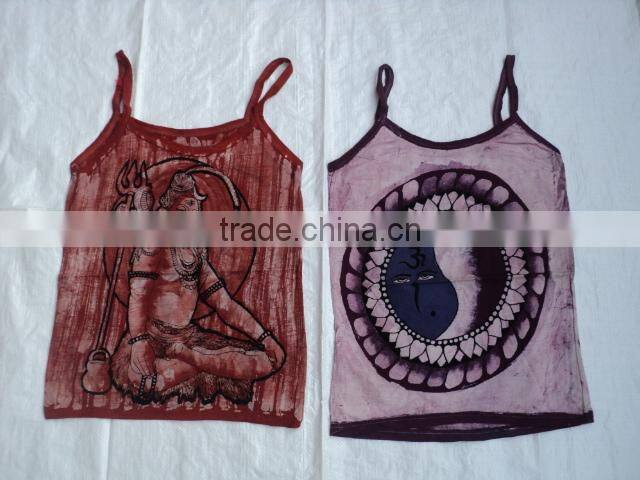 indian god printed ladies t-shirts ganesh om shiva buddha