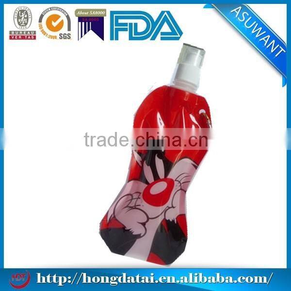 Food grade plastic bag for liquid soap with spout