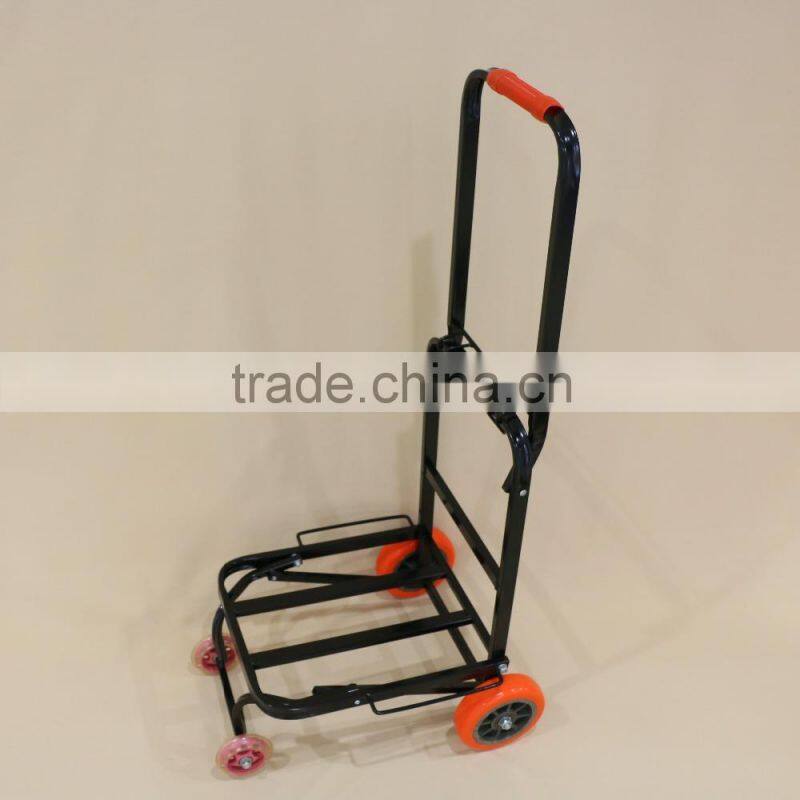 Portable folding light weight black hand truck