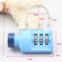 Fashion designs high quallity bottle shaped cable padlocks