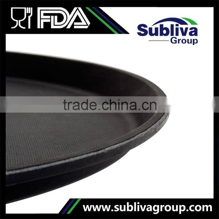 16 Inch Round Polyethylene Art Non Slip Custom Beer Tray