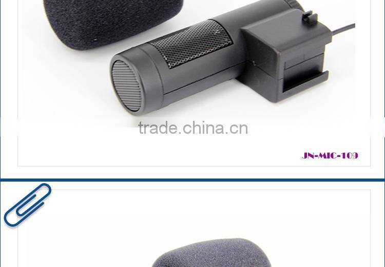 Condenser Microphone Carol 2.5mm Jack Microphone Digital Voice Recorder with External Microphone