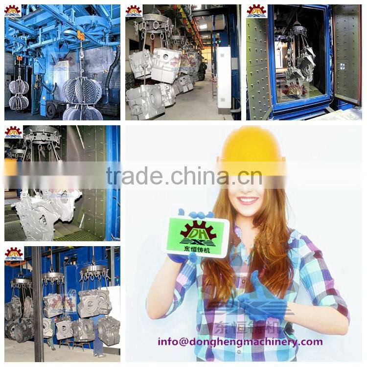 Q385 double route hanger chains type continuous working sand blasting