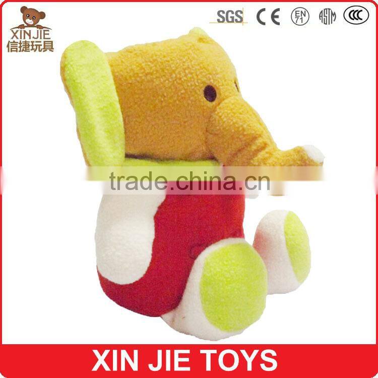 cute elephant baby bottle sleeve customize plush cute elephant milk bottle sleeve baby pacifier toys