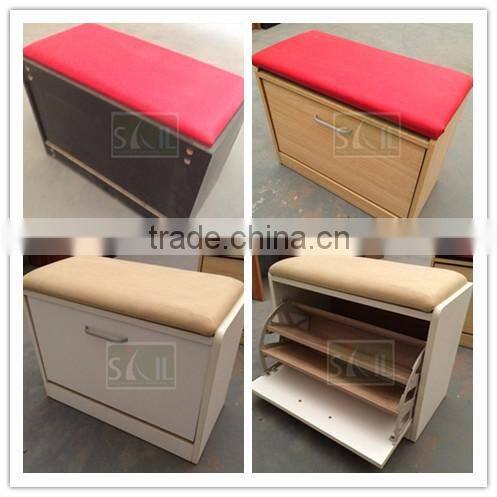 three layers MDF shoe cabinet