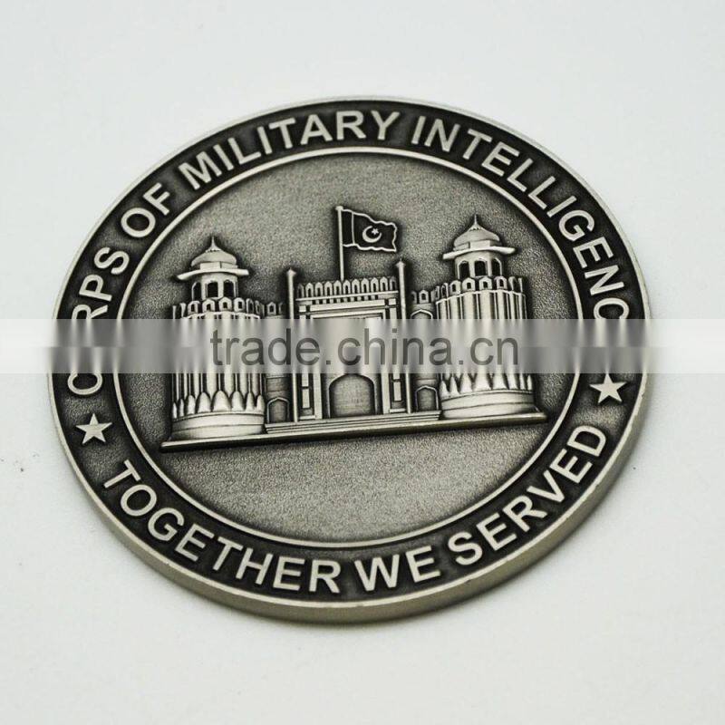 High quality custom antique nickel souvenir coin with eagle