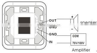 ITC T-691 Series 6W 30W 60W 100W 11 Steps PA System Volume Control