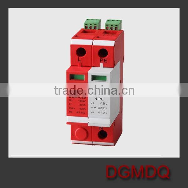 Good quality singe phase transient voltage surge suppressor TVSS with remote signal