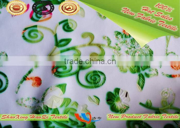 Fabric new product made in china shaoxing polyester spandex 3d print multicolor scuba emboss fabric for woman clothing