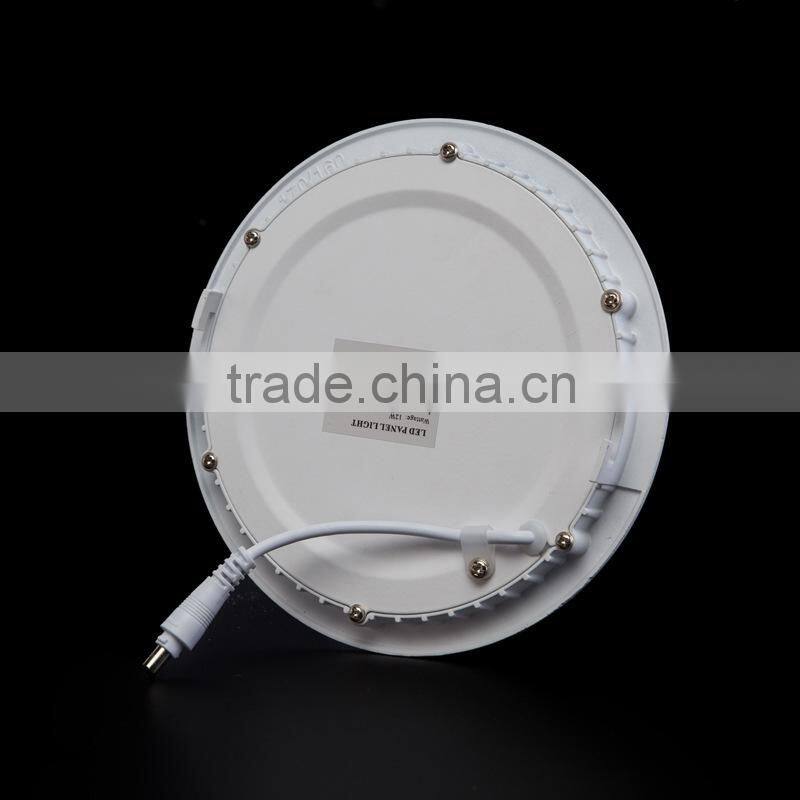 Mini led panel 12W dimmable Roud led panel light CE ROHS approved ceiling decoration Led panel down light with australia plug