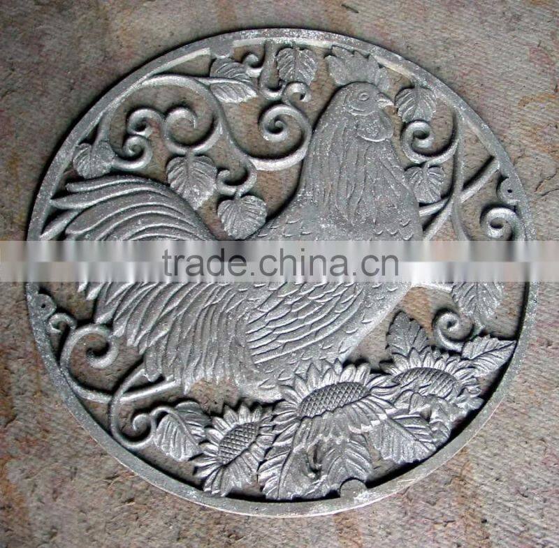 round shape doormat cast iron