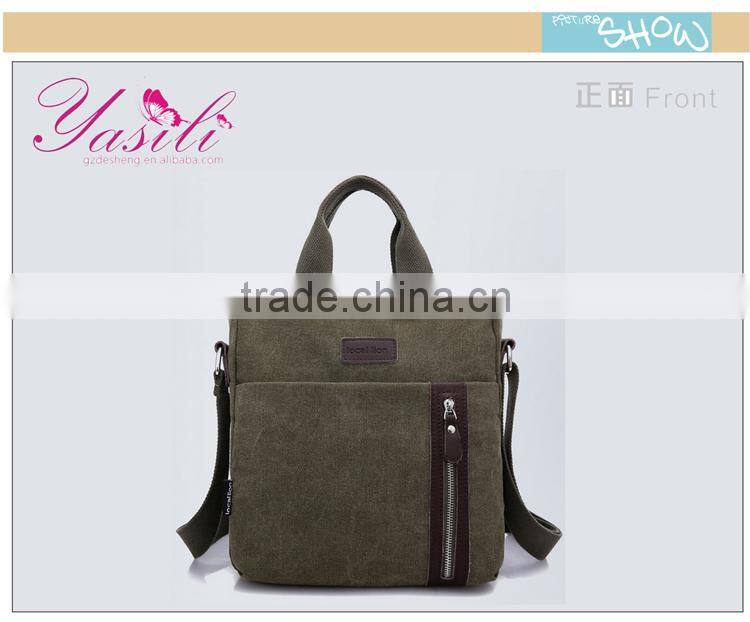 unisex fashion messenger bag,business canvas handbag,mens canvas messenger bag