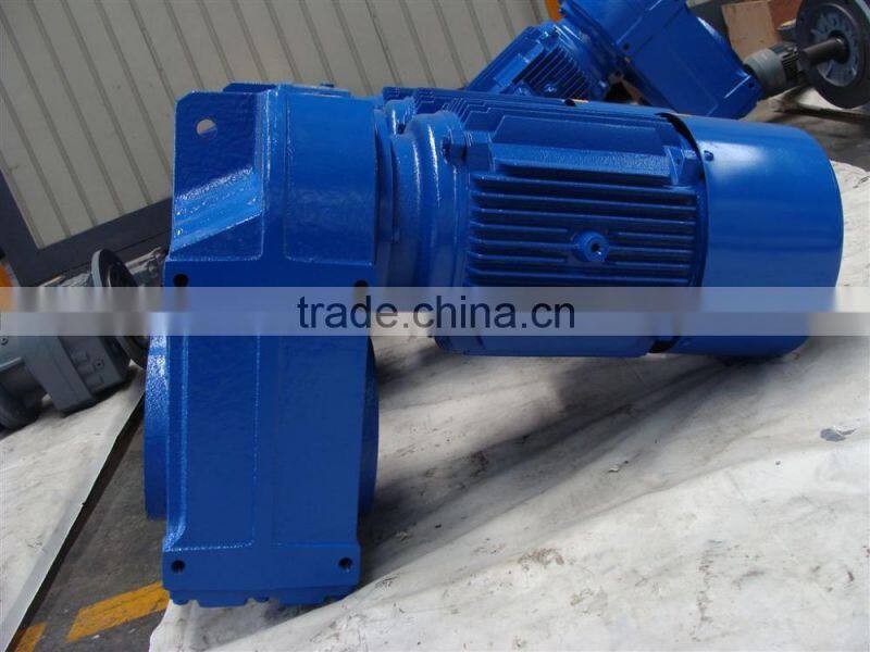 parallel shaft helical gear reducer reduction motors