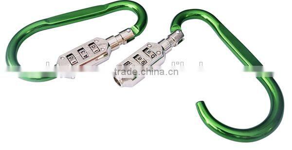 Carabiner with scissors knife nail file tool kit