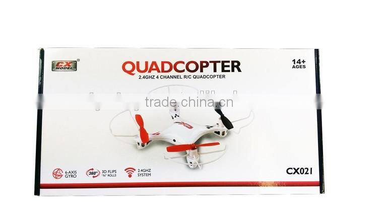 Best gift 2.4GHz 4ch 6 Axis Gyro a key roll hand throwing rc quadcopter drone toys with camera for choice