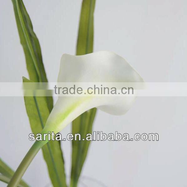factory direct sale real touch artificial flower with white colors