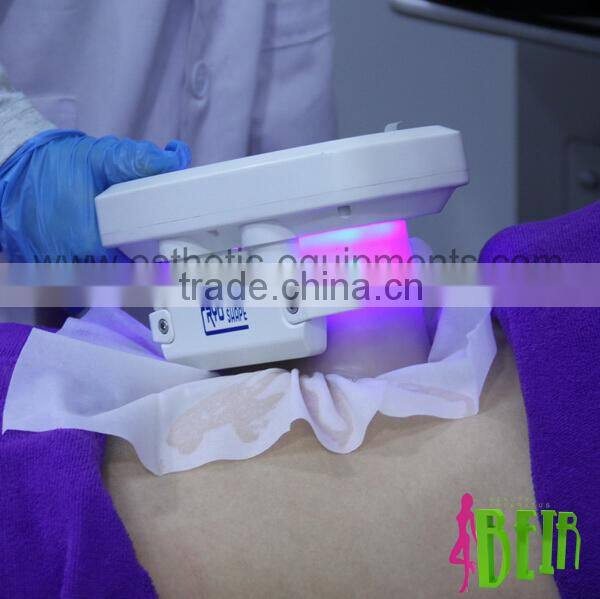 Non-Invasive three Handles Cryoshape cellulite reducer/fat melting machine