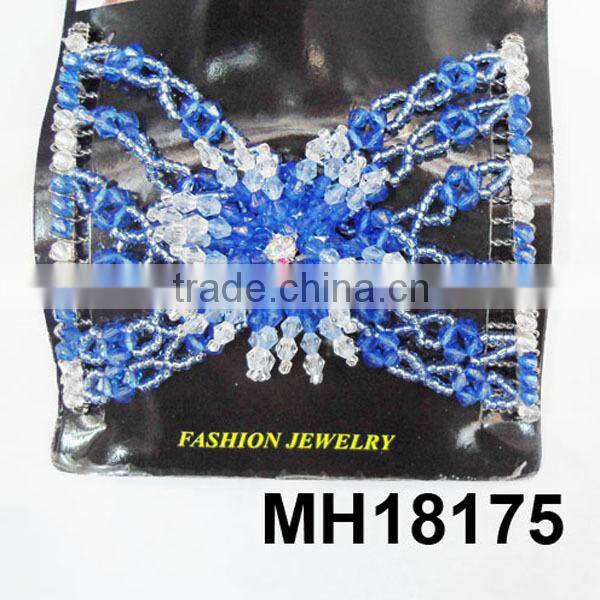 make your own easy combs seed beaded flower magic hair comb