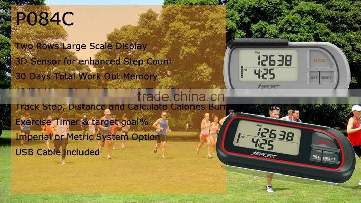 LCD Digital Pedometer Stepometer Calorie Step Auto Counter