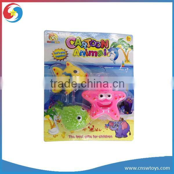 TS3700906 4PCS Rubber Animal Toys Rubber Dolphin