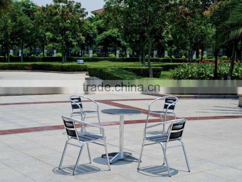 Good quality dining table chairs restaurant aluminum set YC020 YT8A