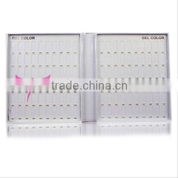 120 Spaces Nail Polish Color Book/ chart/ Card Nail Tech Book