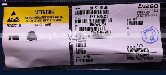 6N137-00ME AVAGO DIP-8 Original factory New IC Electronic Components