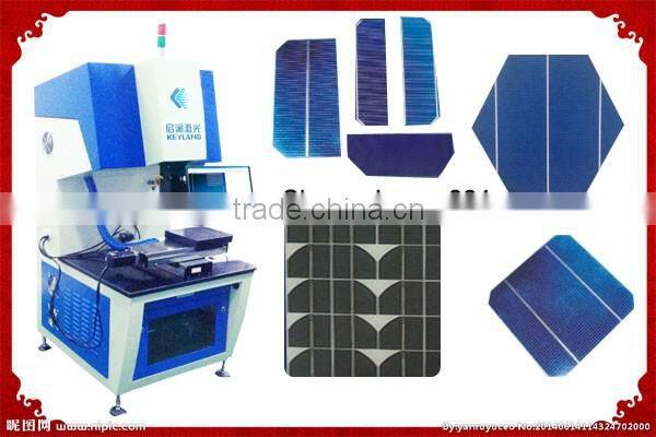 156*156mm Cutting Solar Cell Machine For Fiber Laser Resource 10W 20W